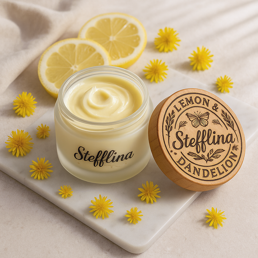 Lemon and Dandelion Natural Organic Body Butter